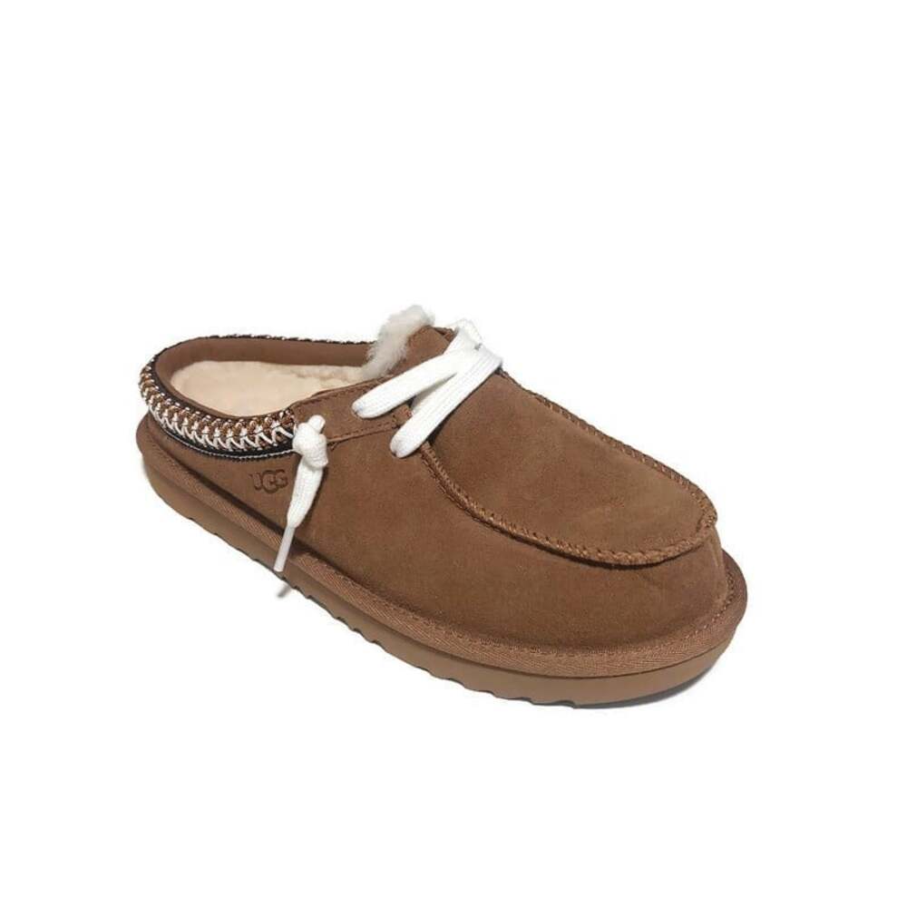 UGG Tasman Mule Horizon Chestnut Suede Slip On Slippers Kids 4 Womens 5 1175213K